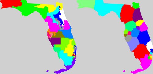 FL current and proposed districting