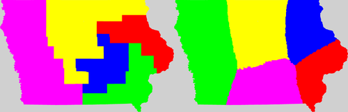 IA current and proposed districting