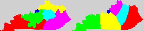 KY current and proposed districting