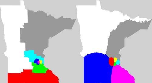 MN current and proposed districting