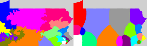 PA current and proposed districting