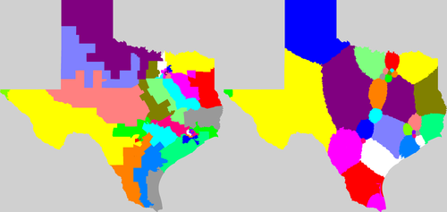 TX current and proposed districting